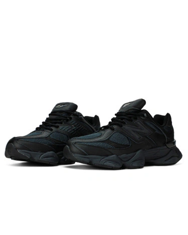 New Balance 9060 Triple Black Leather U9060NRI S-2359180 оригінал