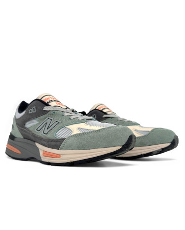 New Balance 991v2 Made In England Silver Blue Turbulence