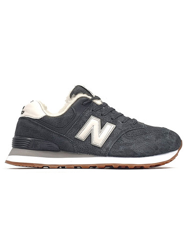 Grey and white new balance 574 hotsell