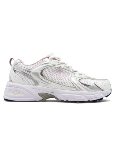 New Balance 530 White Silver Soft Pink