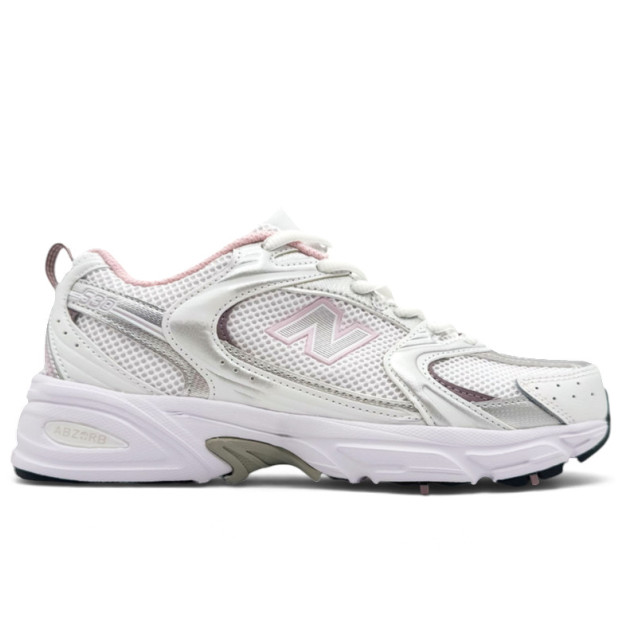 New Balance 530 White Silver Soft Pink