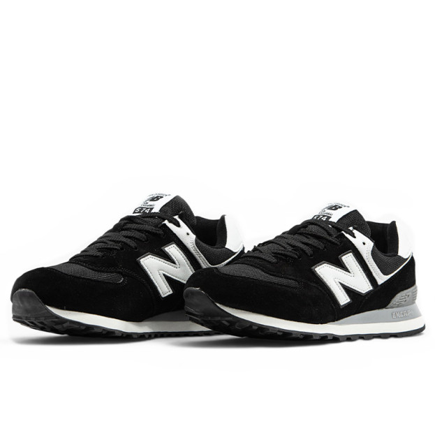 New Balance 574 Black White