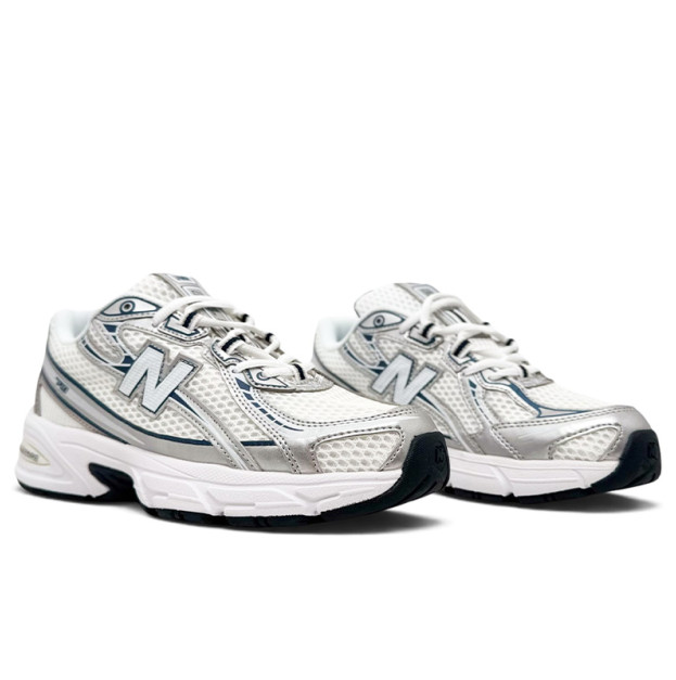New Balance 740 White Silver Blue