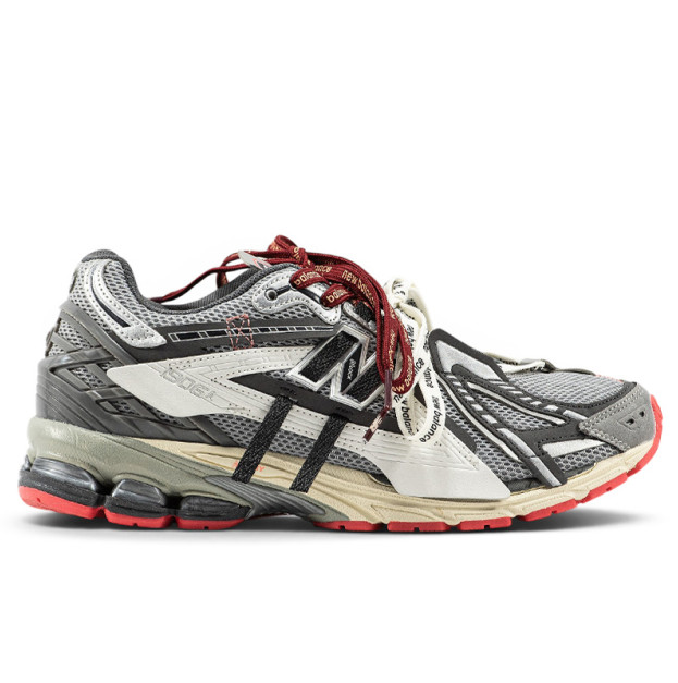 New Balance 1906A Grey Red Extreme Laces