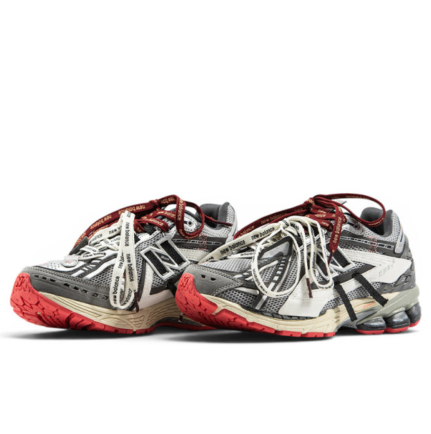 New Balance 1906A Grey Red Extreme Laces