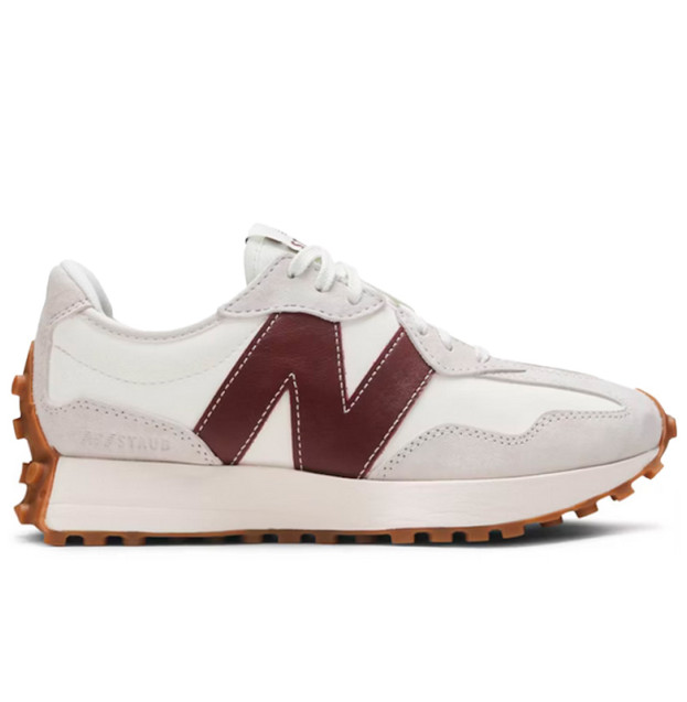 New Balance 327 x STAUD Grey Burgundy WS327SG