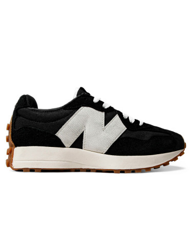 New Balance 327 Black Metallic Silver MS327MM1