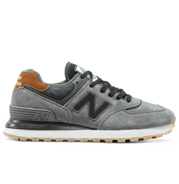New Balance 574 x Stone Island Grey Brown