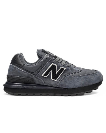 New Balance 574 Stone Island Grey Black З ХУТРОМ