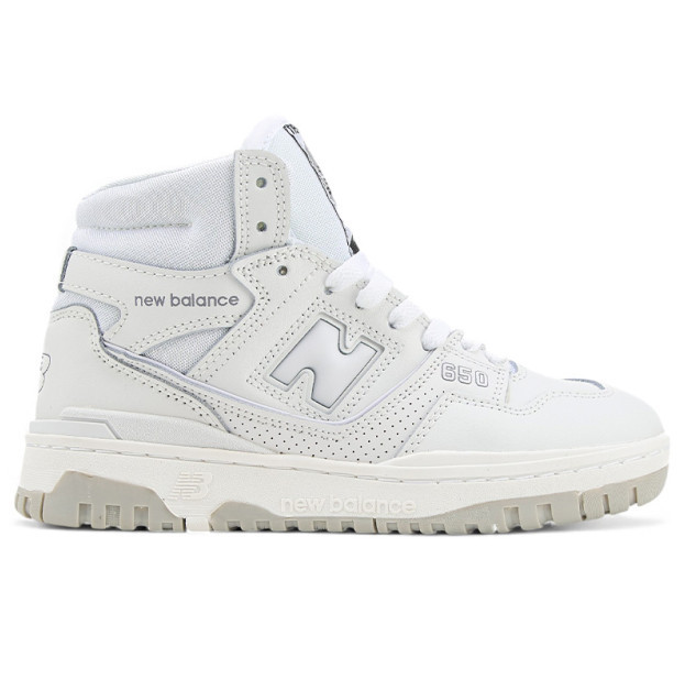 New Balance 650 High White Winter With FUR