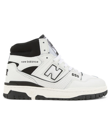 New Balance 650 High White Black Winter З ХУТРОМ