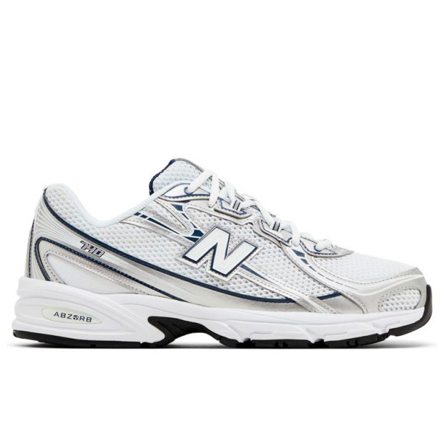 New Balance 740v2 White Navy Shadow Grey