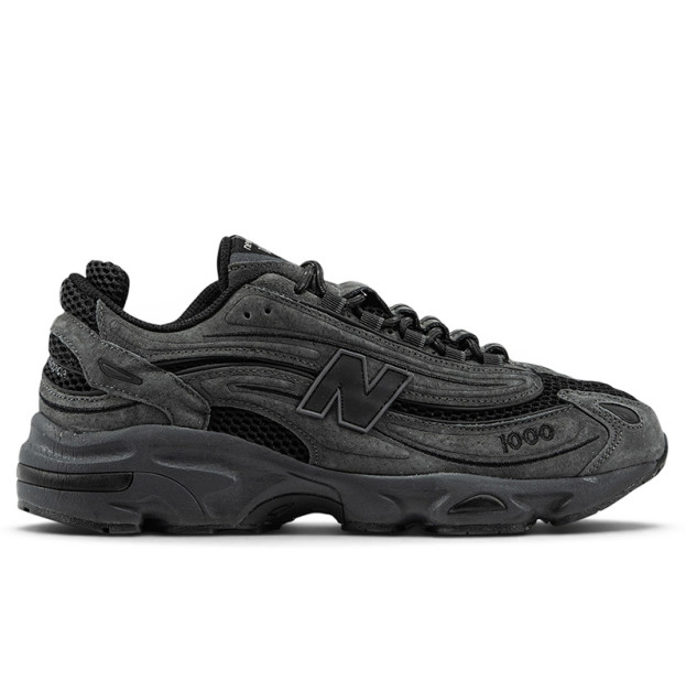 New Balance 1000 Suede Dark Grey Black
