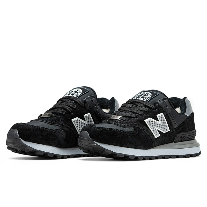 New Balance 574 x Stone Island Black Gray С МЕХОМ S-2356266