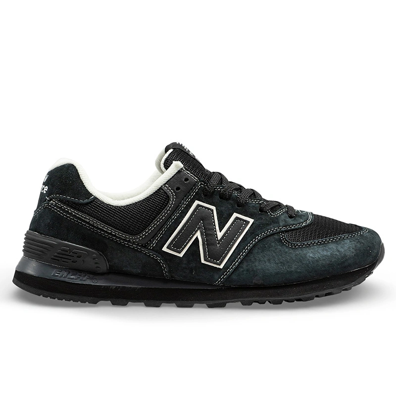 New Balance 574 Double Black White S-2359710 оригинал купить с