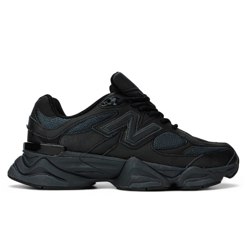 邦楽 newbalance New Balance 9060 Triple Black Leather U9060NRI S-2359180 оригинал