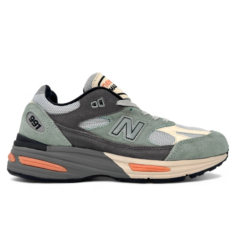 New Balance 991v2 Made In England Silver Blue Turbulence