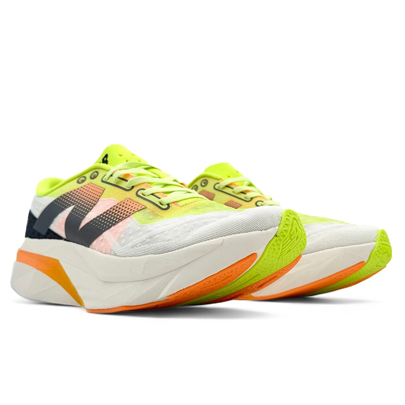 New Balance FuelCell Rebel V4 White Bleached Lime Glo MFCXLL4 S
