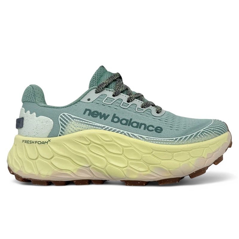 ハル③ New Balance Fresh Foam x More Trail v3 Wide Salt Marsh Limelight