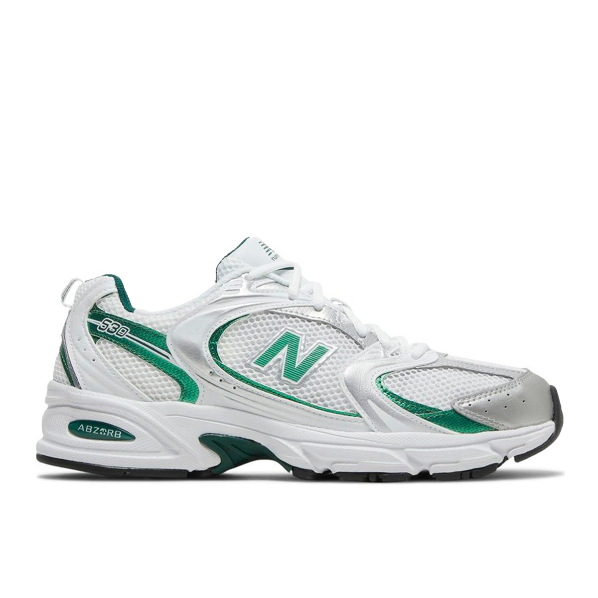 New Balance 530 White Nightwatch Green MR530ENG S-57068 оригинал