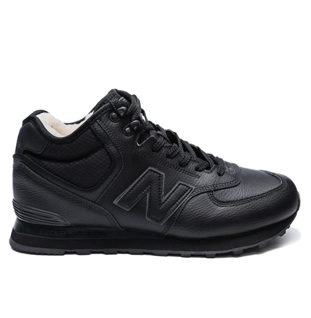 New Balance 574 Black Winter С МЕХОМ
