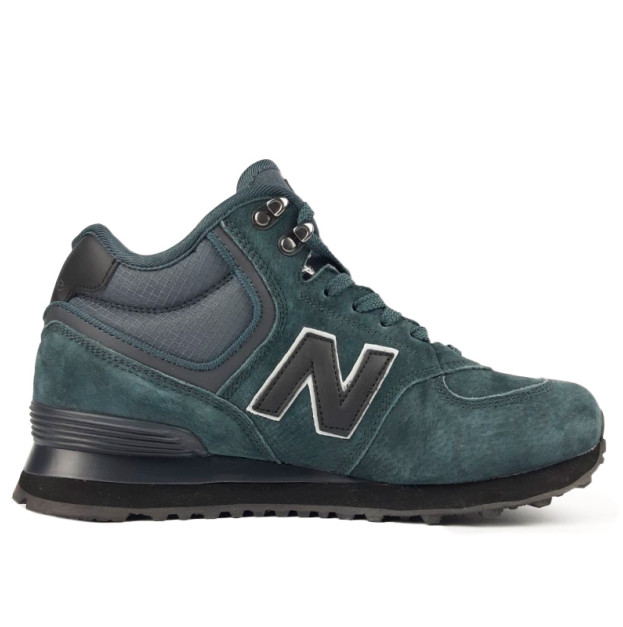 New Balance 574 Grey Suede Winter С МЕХОМ