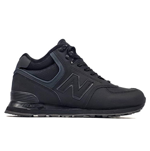 New Balance 574 Black Winter С МЕХОМ