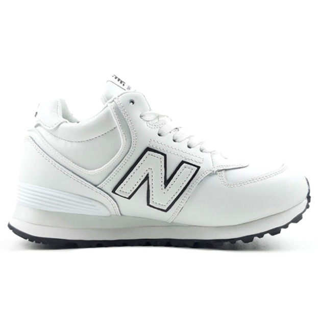 New Balance 574 White Winter С МЕХОМ