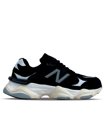 New Balance 9060 Black White Winter С МЕХОМ