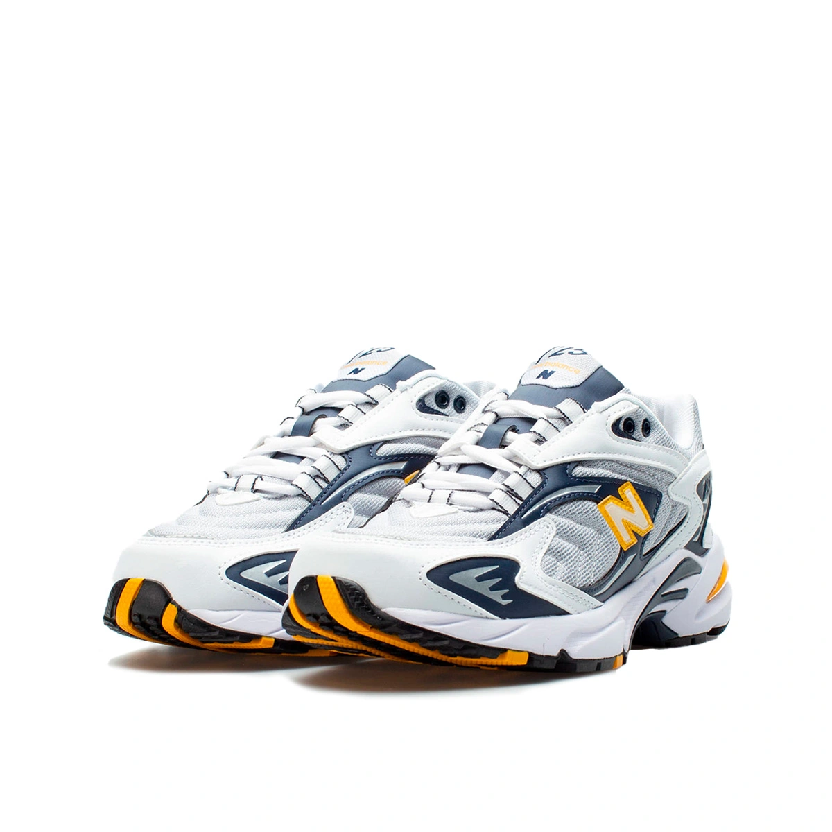 New Balance 725 White Navy Yellow ML725A S-57166 оригинал купить с