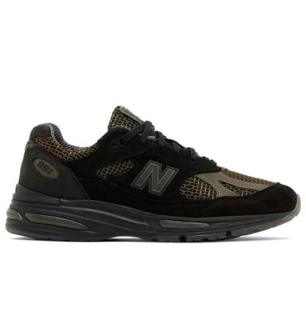 New Balance 991v2 x Stone Island Made in England Black U991SD2