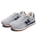 New Balance 574 Grey Navi Winter С МЕХОМ