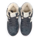 New Balance 574 Grey White Winter С МЕХОМ