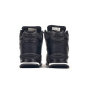 New Balance 574 High Leather Black White Winter С МЕХОМ