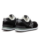New Balance 574 Black White Winte С МЕХОМ